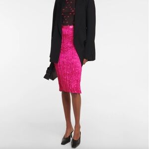 ACNE STUDIOS Satin midi skirt